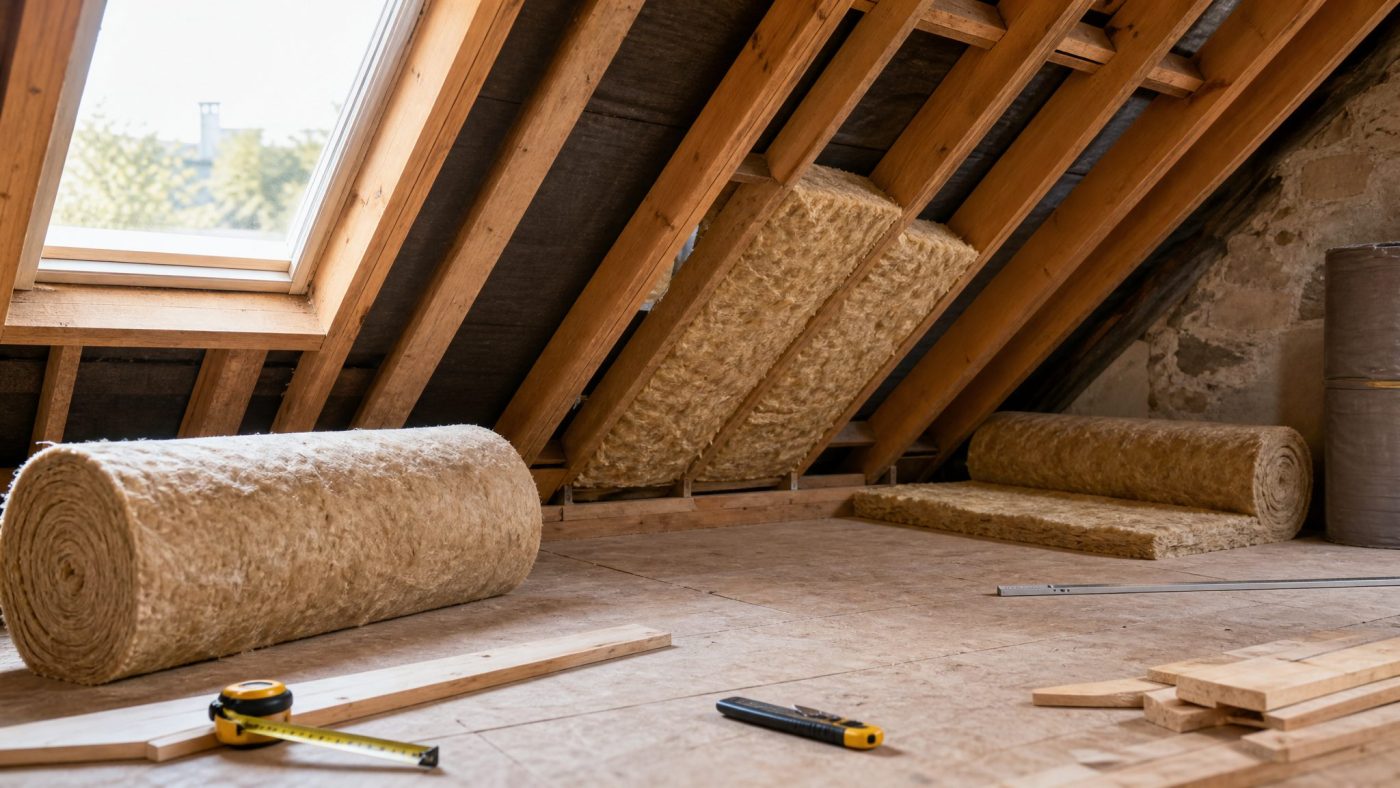 isolation améliorent l'efficacité énergétique d'une maison