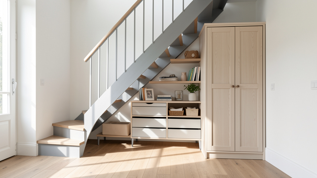 Astuces gain de place : comment optimiser les zones perdues sous les escaliers ?