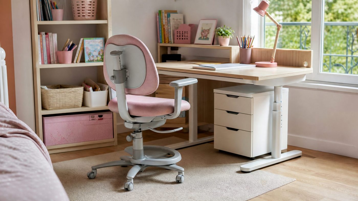 choisir une chaise de bureau adaptée à l'âge de votre fille