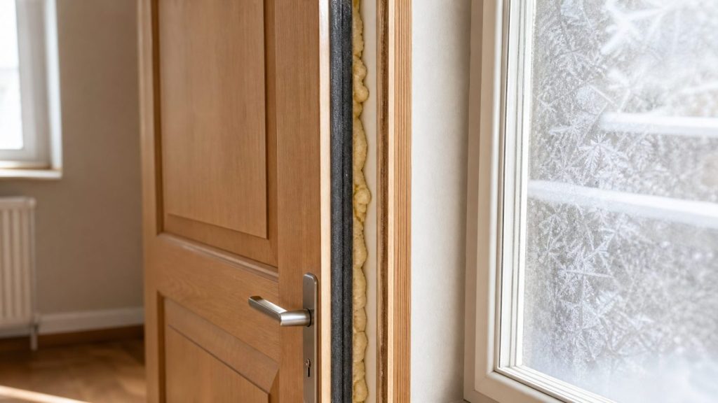 Combattez le froid : Isoler vos portes pour un confort thermique optimal