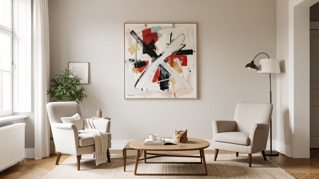 Comment choisir une œuvre d’art abstrait pour habiller vos murs ?