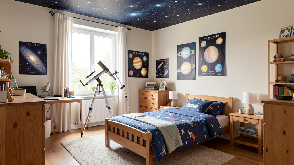 Comment décorer une chambre d’enfant passionné d’astronomie ?