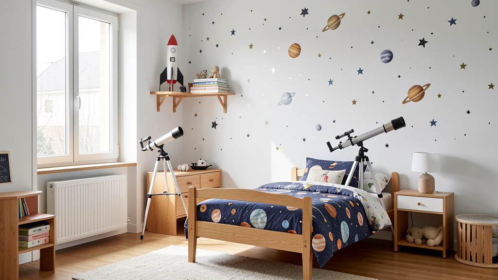Comment décorer une chambre d’enfant sur le thème de l’espace ?