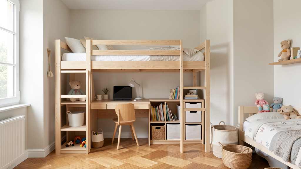 Comment optimiser l’espace dans une chambre d’enfant avec un lit mezzanine ?