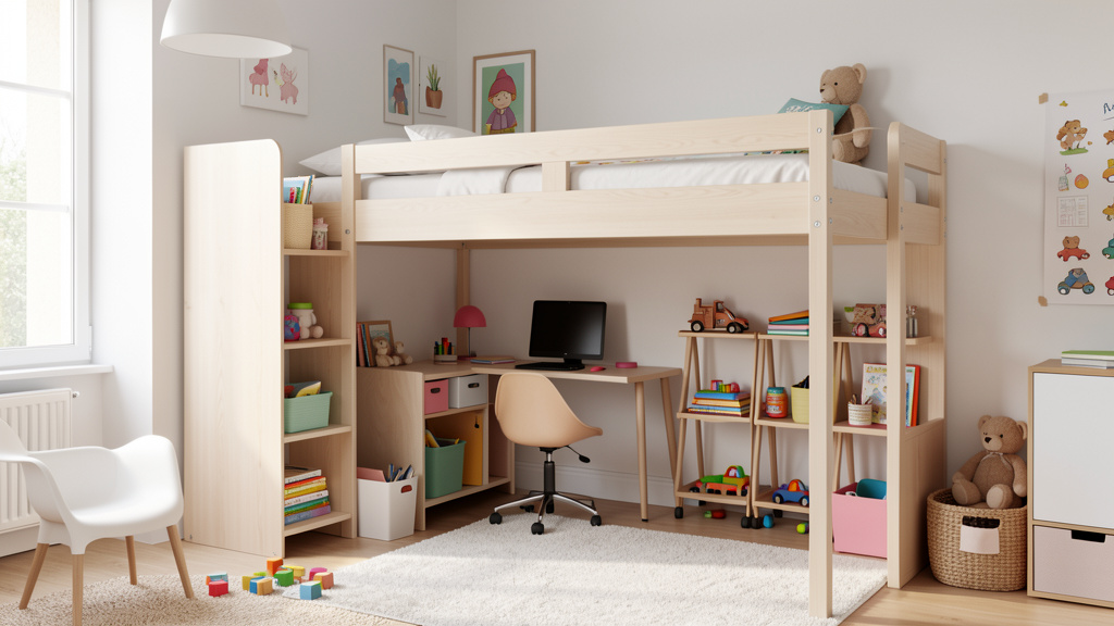 Optimiser l'espace dans une chambre d'enfant
