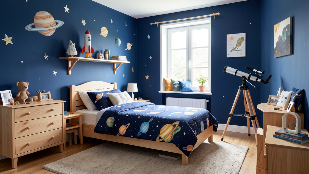 6 idées déco pour une chambre d’enfant sur le thème de l’espace