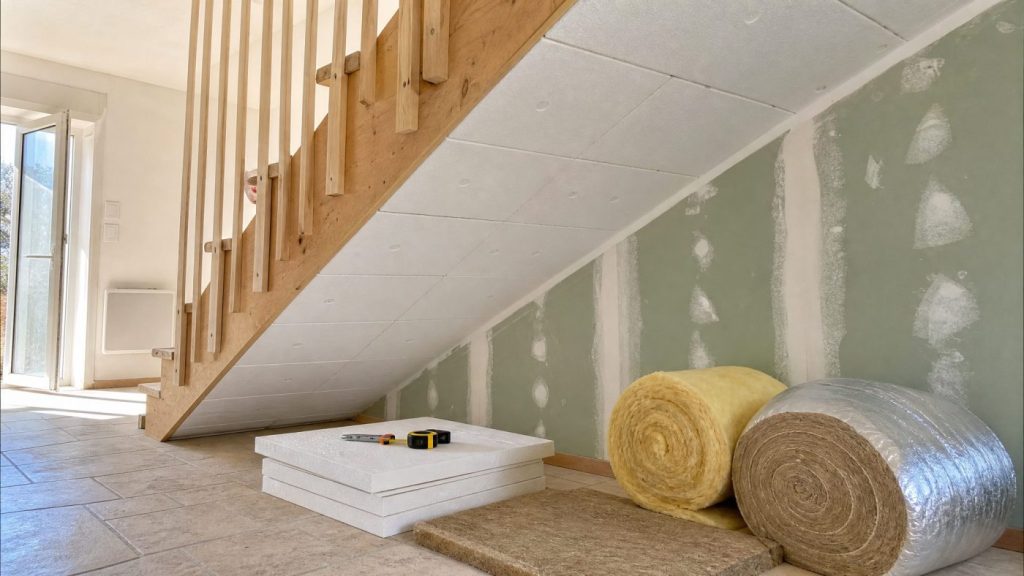 Epaisseur d’isolant sous escalier améliorer efficacité thermique habitat