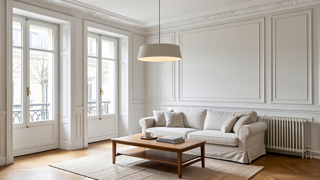 Hauteur de suspension des luminaires dans le salon