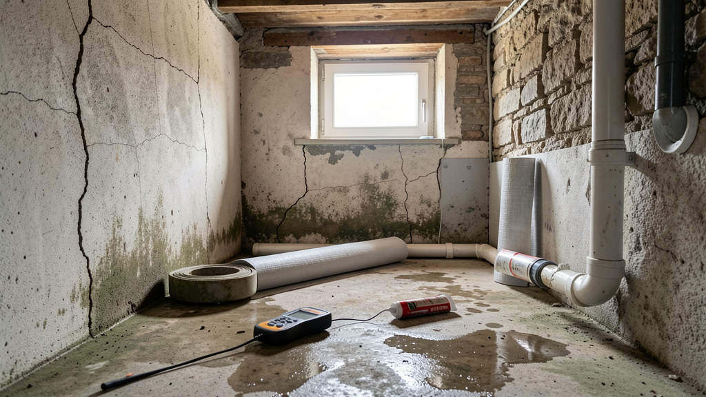 Identifier la source de l'humidité dans votre cave