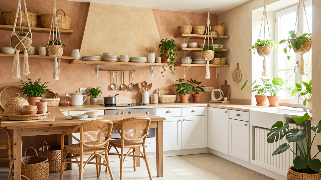 Les indispensables pour une cuisine au look bohème