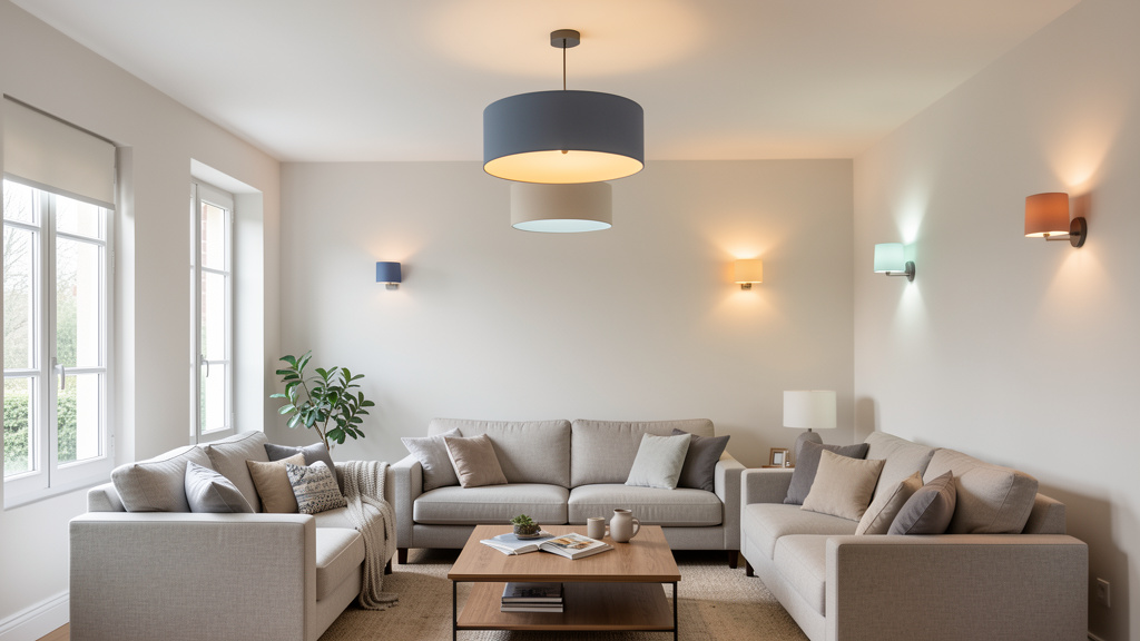 Influence de la couleur des luminaires sur l’espace
