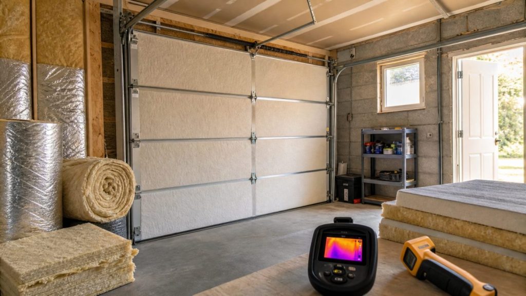 La porte de garage : Un élément clé dans l’évaluation énergétique de votre maison