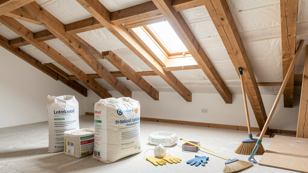 Préparation des combles pour isolation vermiculite