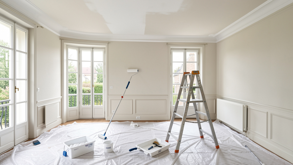 echafaudage-interieur-peindre-plafond