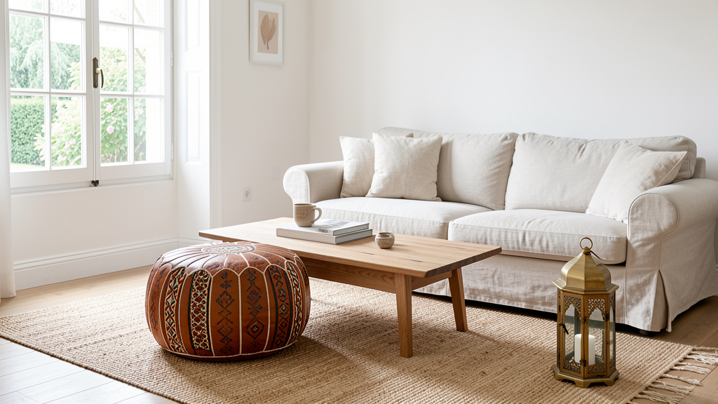 Pouf Marocain : Osez le confort et le chic marocain dans votre salon !