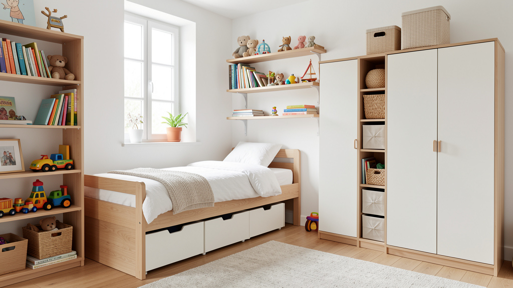 3 astuces de rangement pour optimiser l’espace dans une chambre d’enfant