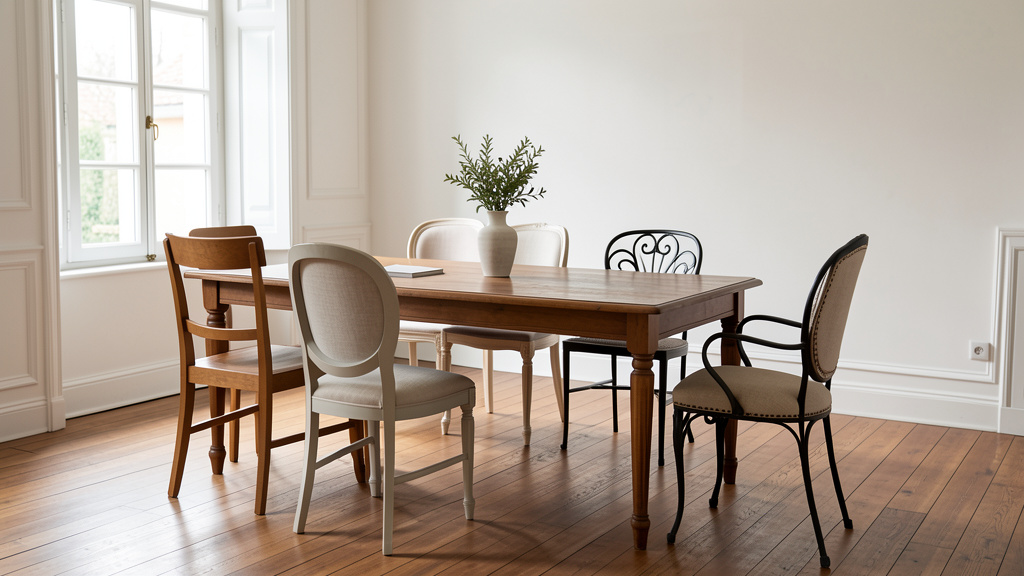 Zoom sur les styles de chaises pour une déco classe