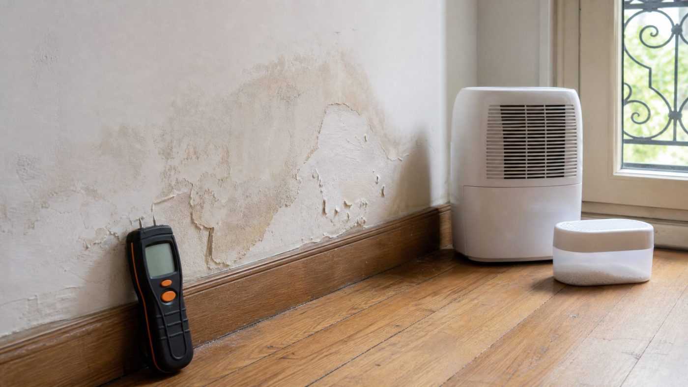 rigine des taches d'humidité sur vos murs