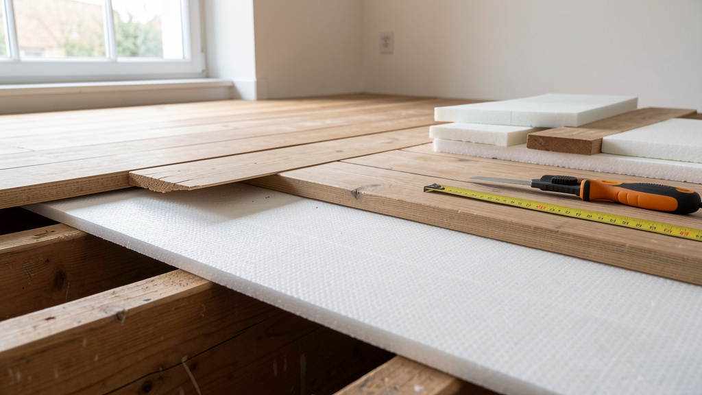 Un architecte rappel : L’importance de la sous-couche isolante dans votre projet de rénovation du sol