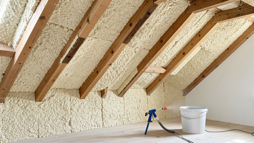 Vermiculite du sol au plafond l’isolation par flocage les avantages