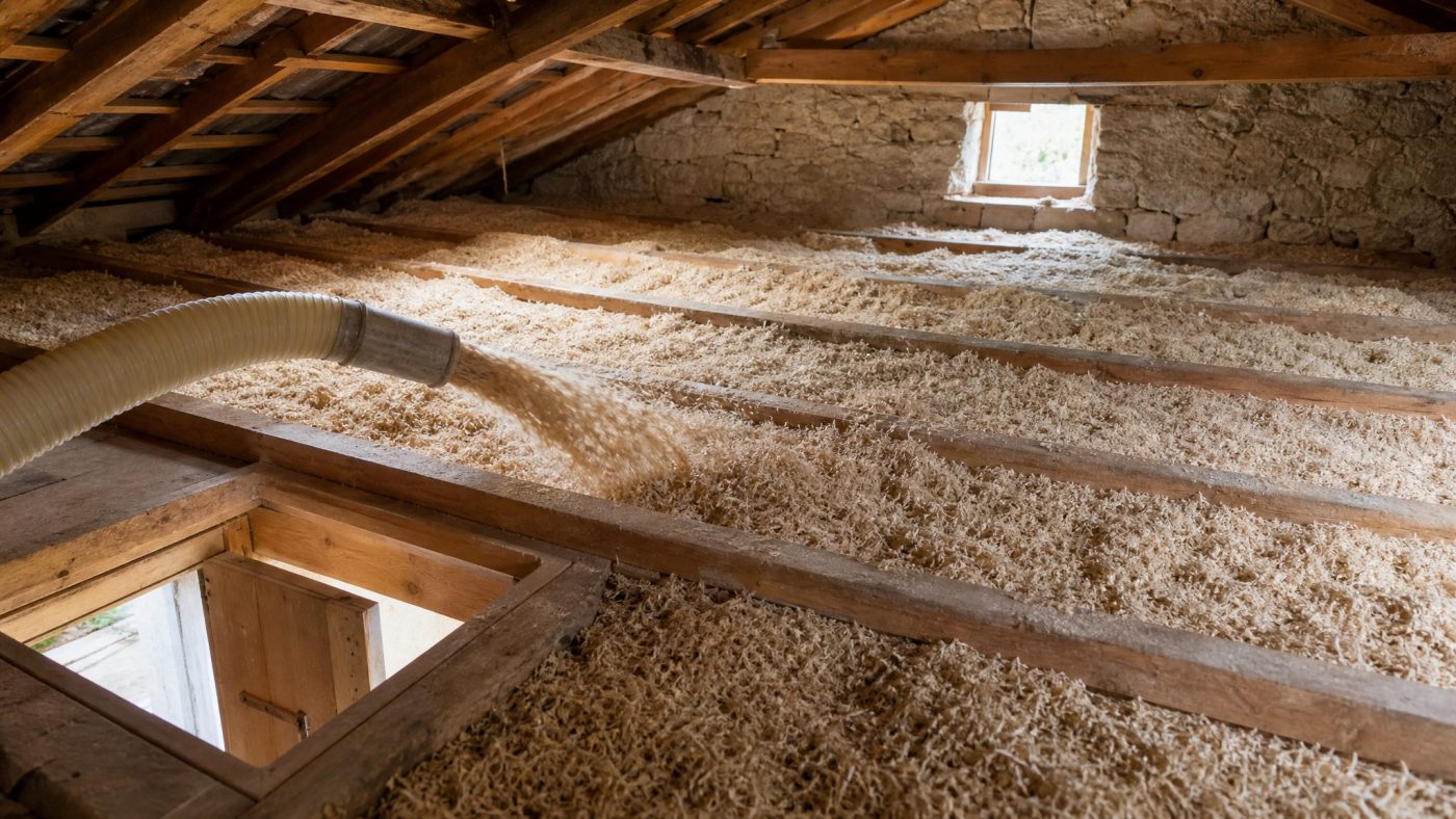 installation facile et durable laine bois